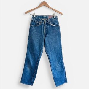 Levi’s Vintage 80s Shrink to Fit Button Fly Straight Jeans 24” Waist 28 Tag